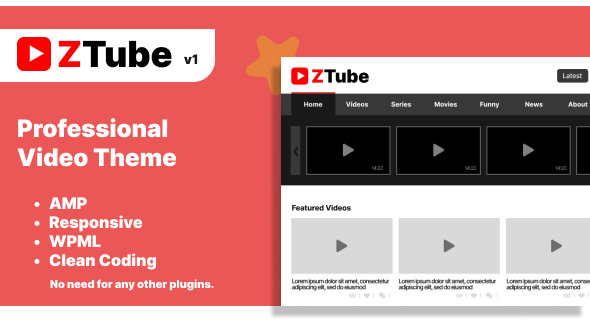 zTube Theme Screenshot